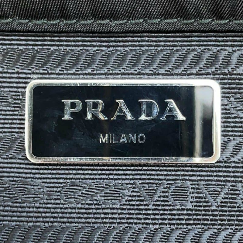 プラダ チェーントートバッグ キルティング ナイロン レザー 1BG740 PRADA バッグ 黒 2wayショルダーバッグ アウトレット品