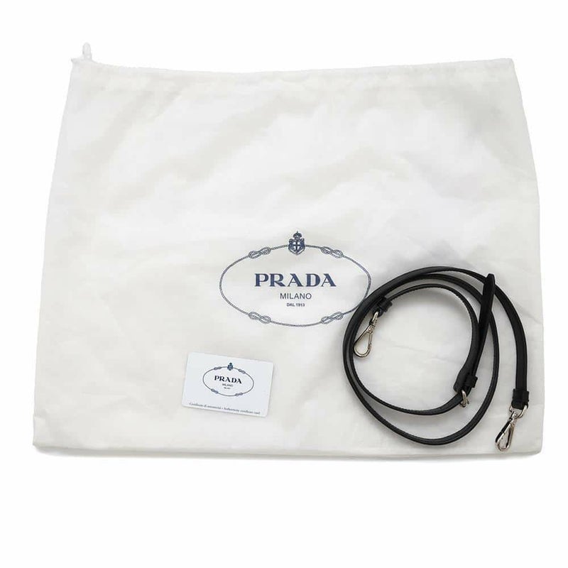 プラダ チェーントートバッグ キルティング ナイロン レザー 1BG740 PRADA バッグ 黒 2wayショルダーバッグ アウトレット品