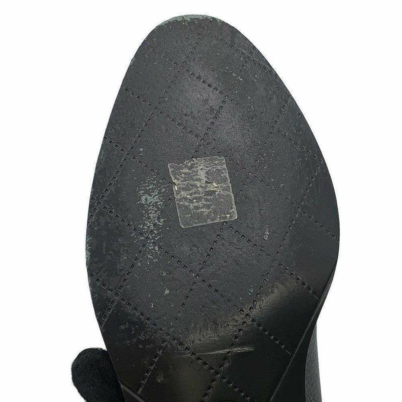 シャネル ローファー ココマーク レザー レディースサイズ38 1/2C G36717 CHANEL 靴 黒