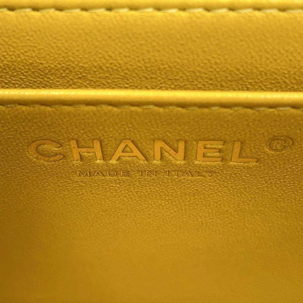 シャネル チェーンショルダーバッグ マトラッセ ココマーク トップハンドル ラムスキン AS2431 CHANEL 2way