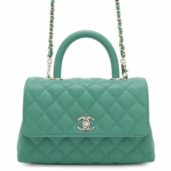 シャネル ハンドバッグ マトラッセ ココマーク ココハンドル キャビアスキン A92990 CHANEL 2way