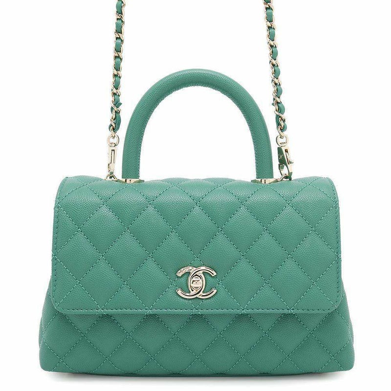 シャネル ハンドバッグ マトラッセ ココマーク ココハンドル キャビアスキン A92990 CHANEL 2way