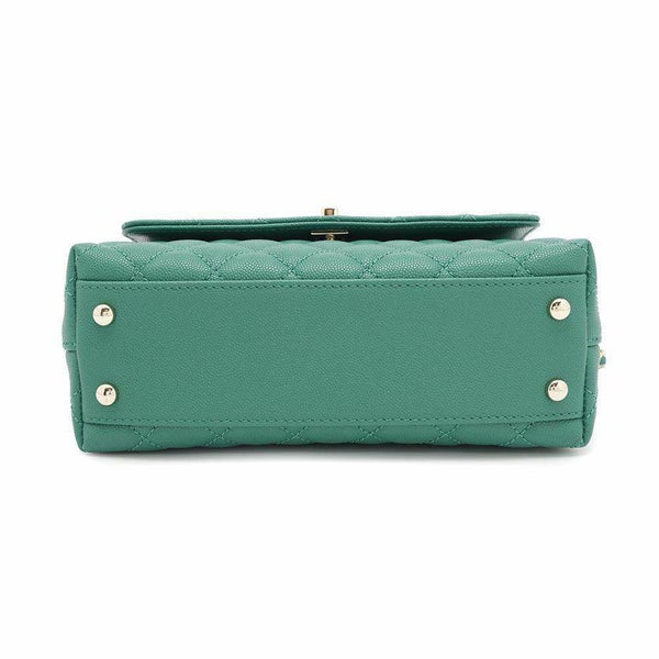 シャネル ハンドバッグ マトラッセ ココマーク ココハンドル キャビアスキン A92990 CHANEL 2way