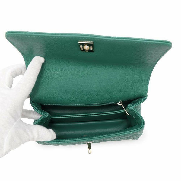 シャネル ハンドバッグ マトラッセ ココマーク ココハンドル キャビアスキン A92990 CHANEL 2way