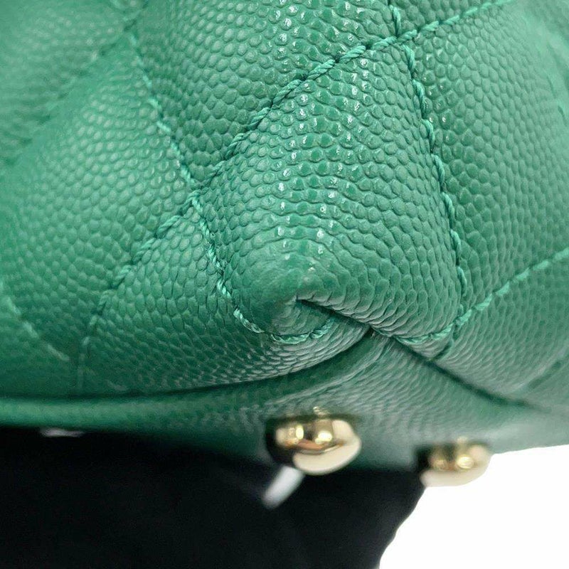 シャネル ハンドバッグ マトラッセ ココマーク ココハンドル キャビアスキン A92990 CHANEL 2way