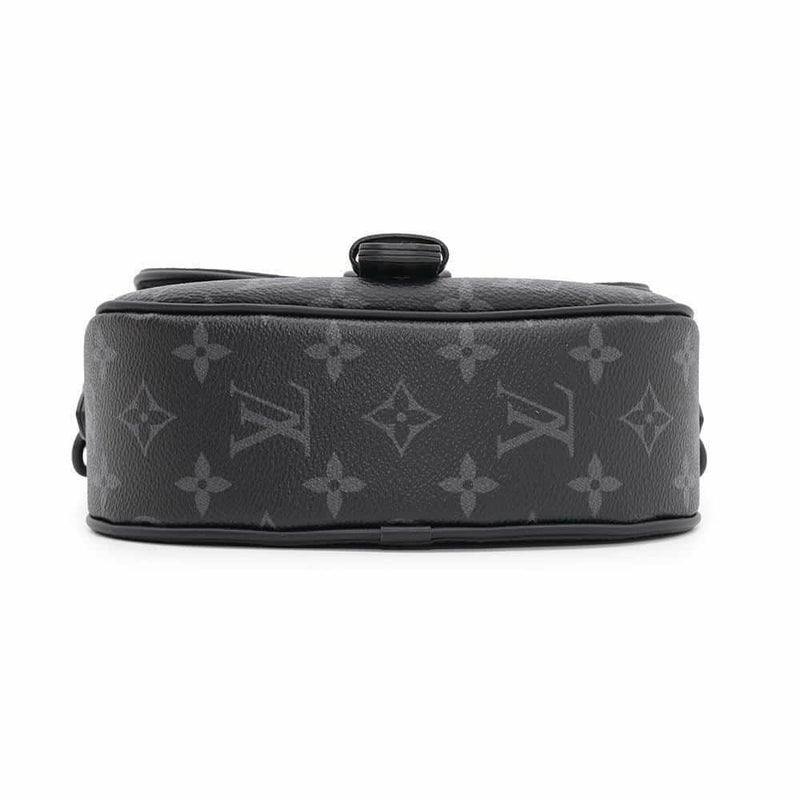 ルイヴィトン ショルダーバッグ モノグラム・エクリプス モンスリ・メッセンジャー M12519 LOUIS VUITTON ブラック 黒