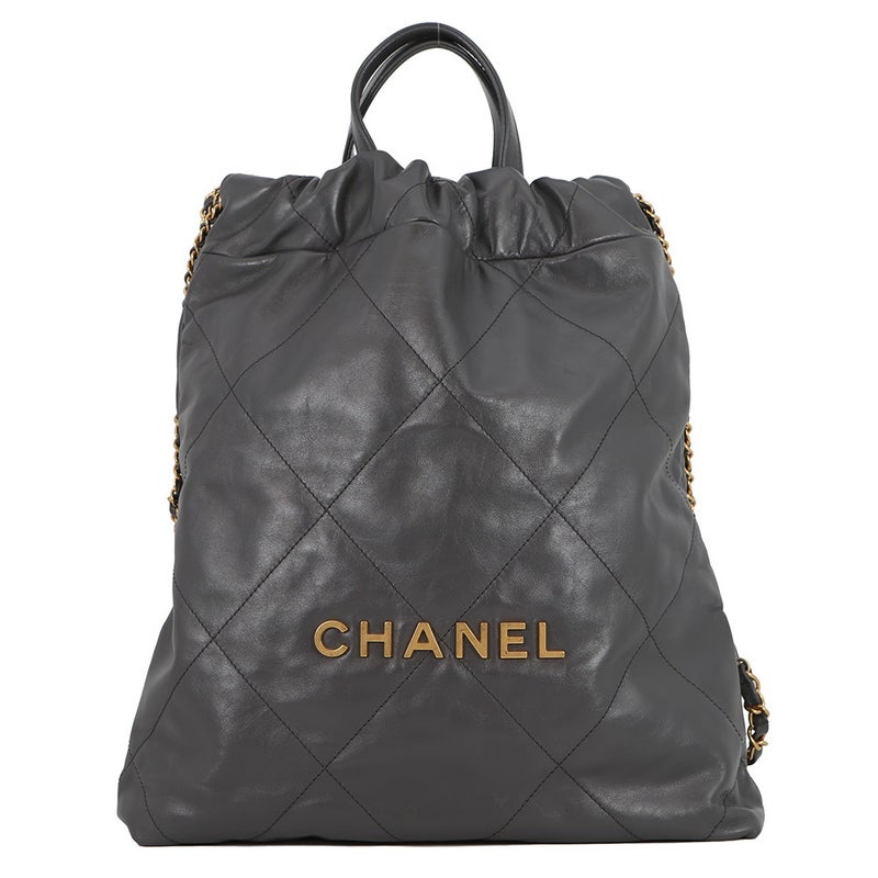 シャネル リュック シャネル22 スモール シャイニーカーフスキン AS3859 CHANEL バックパック