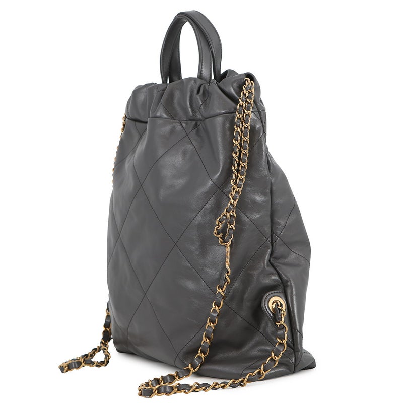 シャネル リュック シャネル22 スモール シャイニーカーフスキン AS3859 CHANEL バックパック
