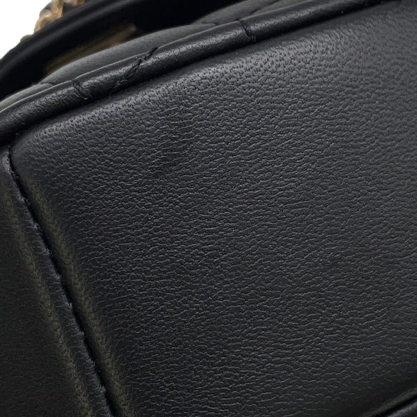 シャネル チェーンショルダーバッグ マトラッセ ハートシェイプ ラムスキン AS3191 CHANEL バッグ 黒
