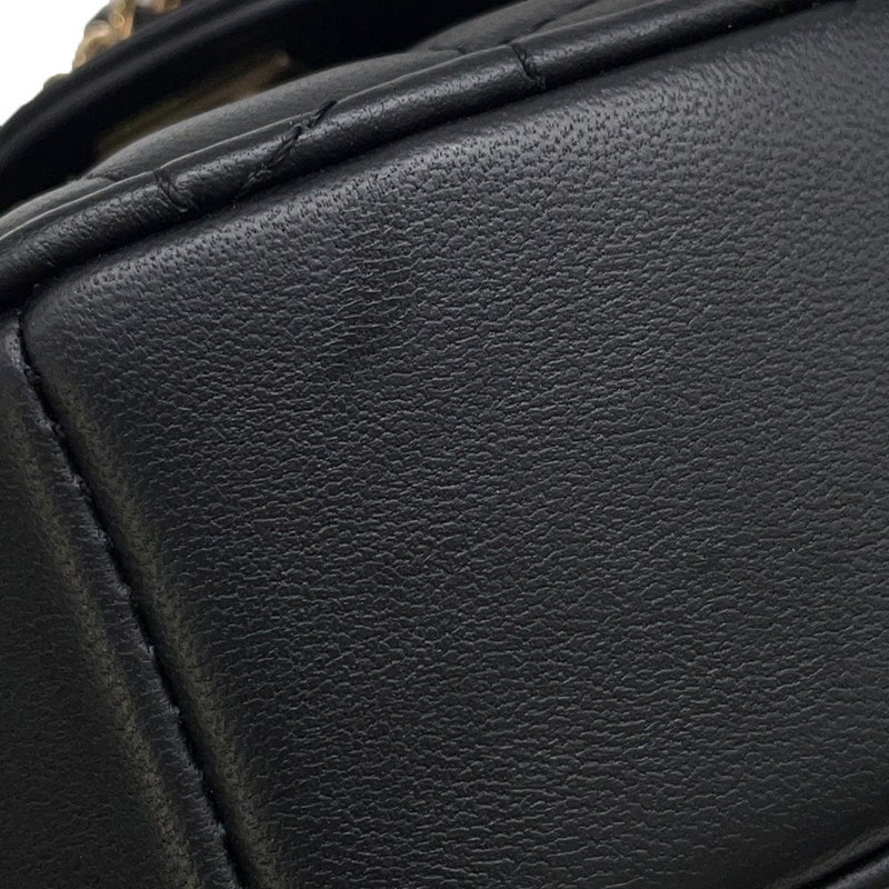 シャネル チェーンショルダーバッグ マトラッセ ハートシェイプ ラムスキン AS3191 CHANEL バッグ 黒