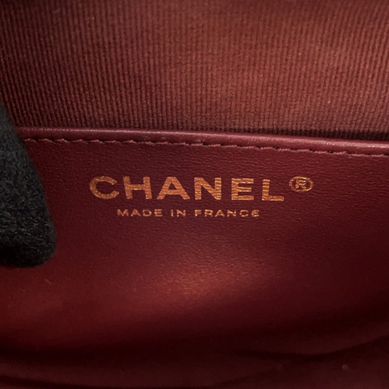 シャネル チェーンショルダーバッグ マトラッセ ハートシェイプ ラムスキン AS3191 CHANEL バッグ 黒