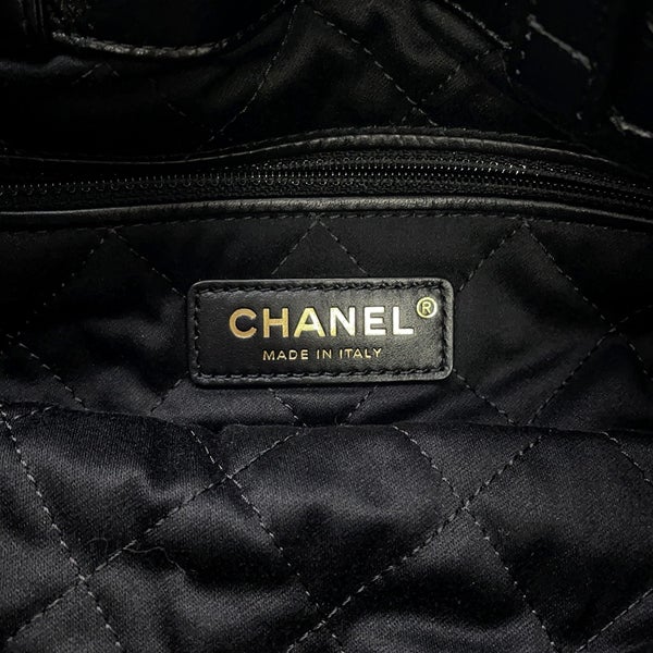 シャネル リュック シャネル22 スモール シャイニーカーフスキン AS3859 CHANEL バックパック 黒