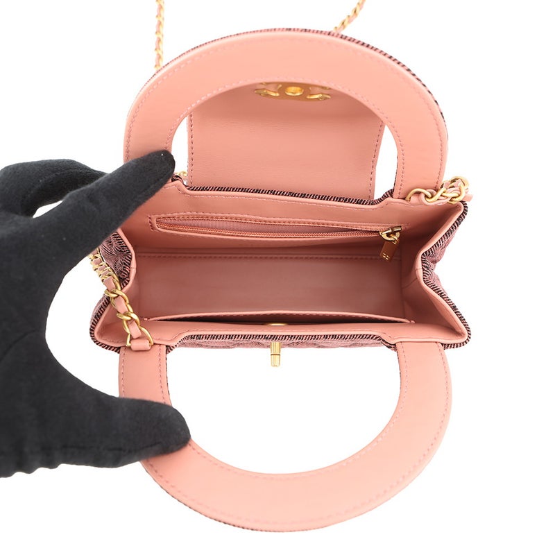 シャネル ハンドバッグ マトラッセ ココマーク ミニショッピングバッグ ウォッシュドデニム AS4416 CHANEL 2way 黒