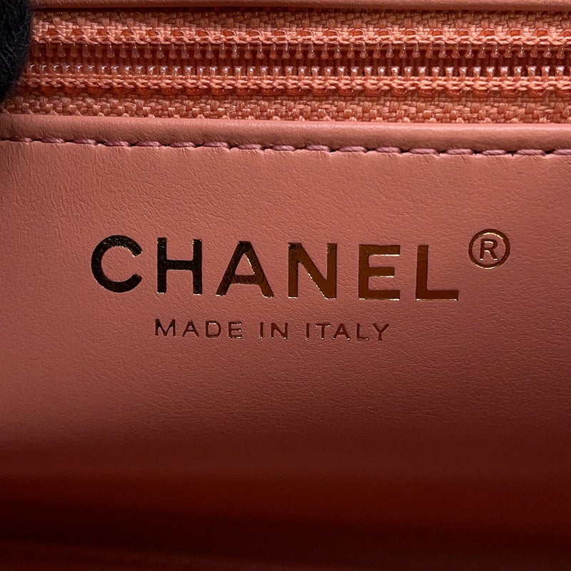 シャネル ハンドバッグ マトラッセ ココマーク ミニショッピングバッグ ウォッシュドデニム AS4416 CHANEL 2way 黒