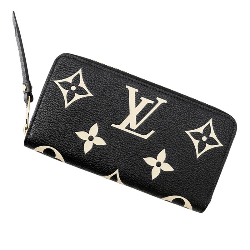 ルイヴィトン 長財布 モノグラム・アンプラント ジッピー・ウォレット M80481 LOUIS VUITTON 黒 ブラック ラウンドファスナー