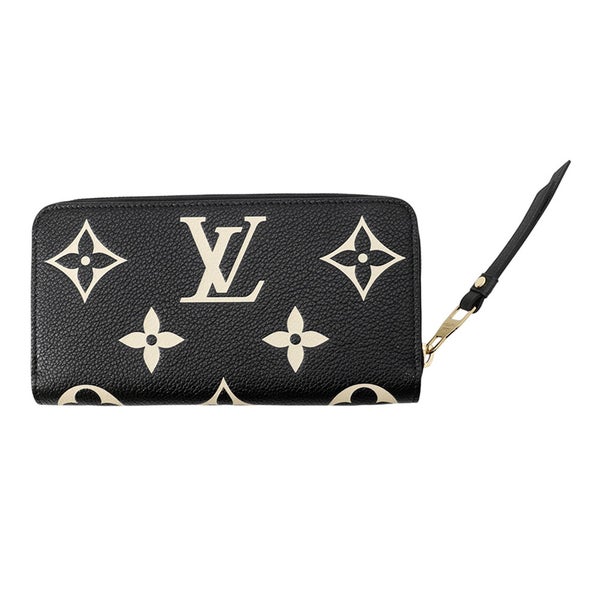 ルイヴィトン 長財布 モノグラム・アンプラント ジッピー・ウォレット M80481 LOUIS VUITTON 黒 ブラック ラウンドファスナー