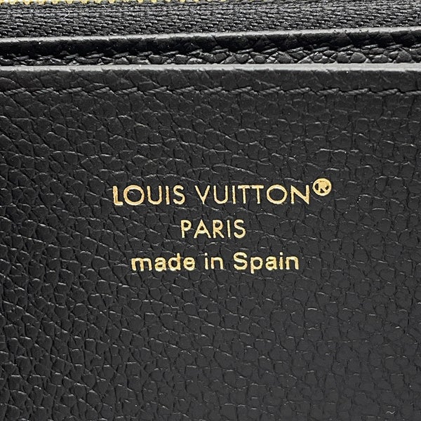 ルイヴィトン 長財布 モノグラム・アンプラント ジッピー・ウォレット M80481 LOUIS VUITTON 黒 ブラック ラウンドファスナー