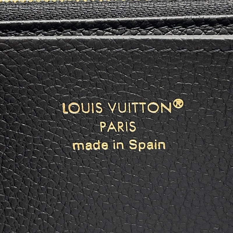 ルイヴィトン 長財布 モノグラム・アンプラント ジッピー・ウォレット M80481 LOUIS VUITTON 黒 ブラック ラウンドファスナー
