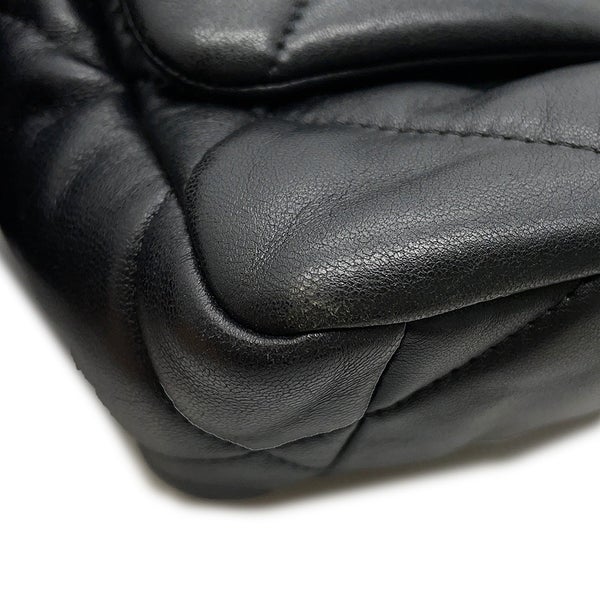 シャネル チェーンショルダーバッグ CHANEL19 ココマーク シャイニーラムスキン AS1160 CHANEL 黒