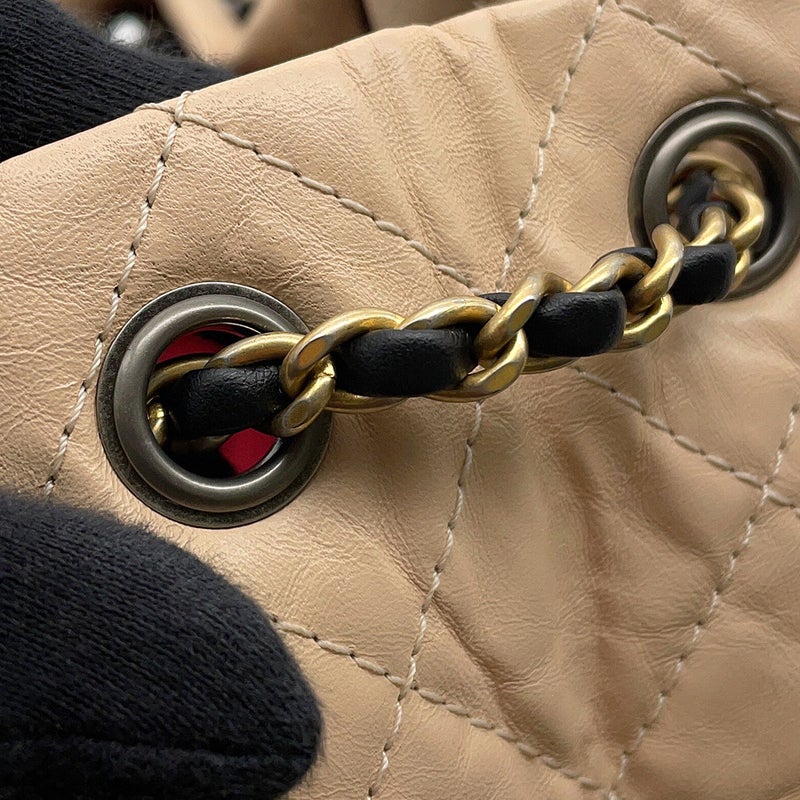 シャネル リュック ガブリエル ドゥ シャネル スモール ココマーク マトラッセ エイジドカーフスキン A94485 CHANEL 黒