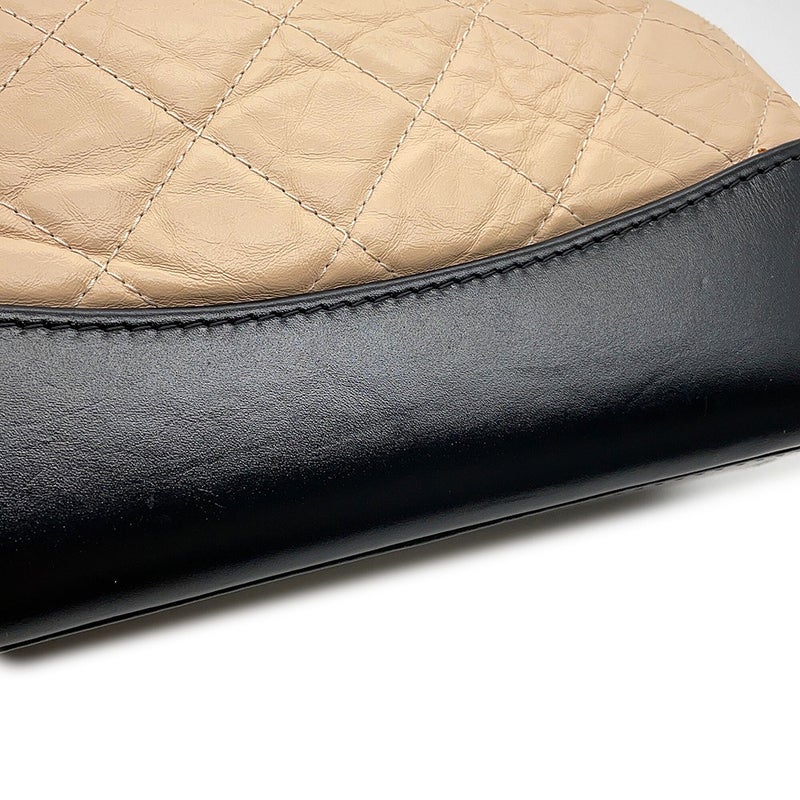 シャネル リュック ガブリエル ドゥ シャネル スモール ココマーク マトラッセ エイジドカーフスキン A94485 CHANEL 黒