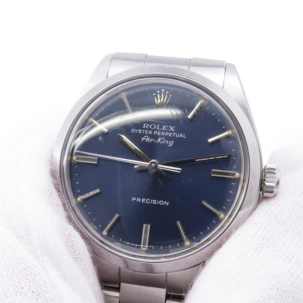 ロレックス エアキング 76番 5500 ROLEX 腕時計 ブルー文字盤 | 中古