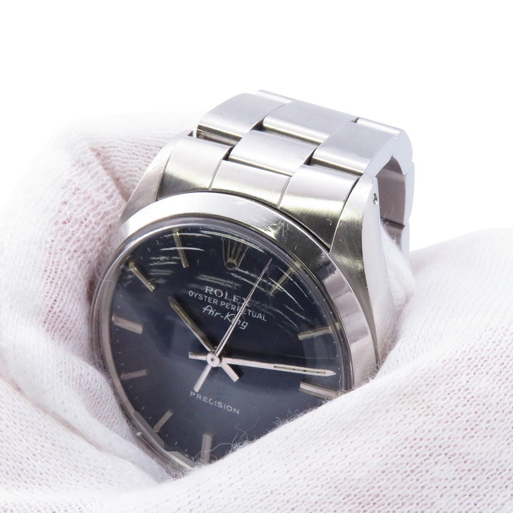 ロレックス エアキング 76番 5500 ROLEX 腕時計 ブルー文字盤 | 中古