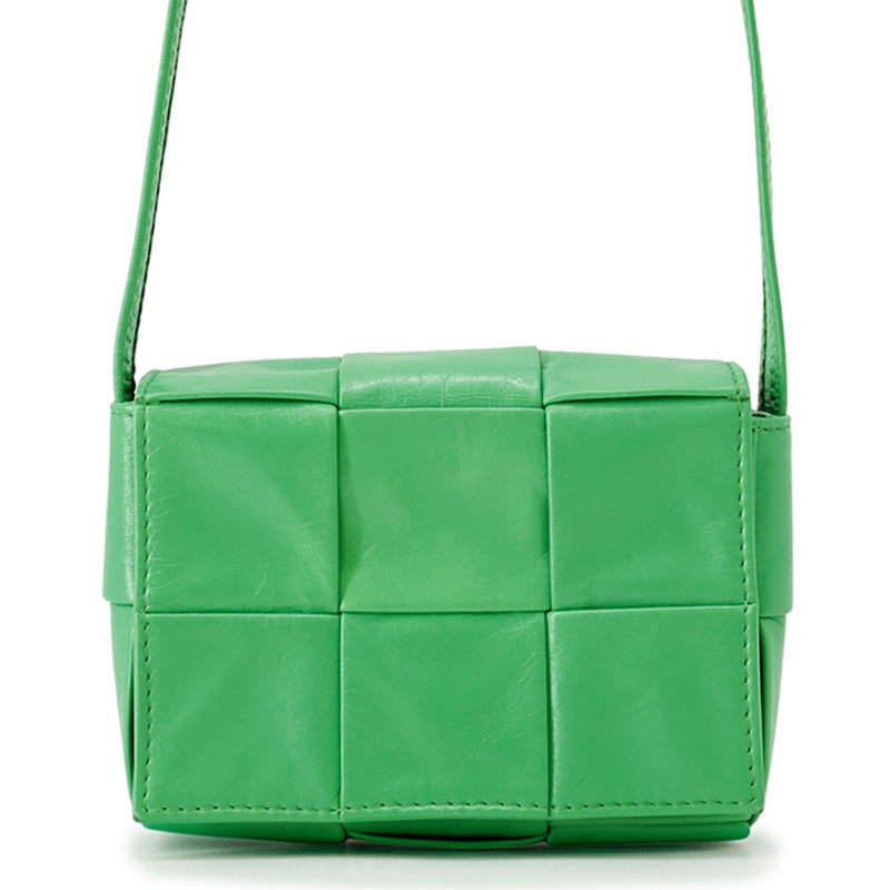 ボッテガヴェネタ ショルダーバッグ マキシイントレチャート キャンディカセット レザー BOTTEGA VENETA バッグ