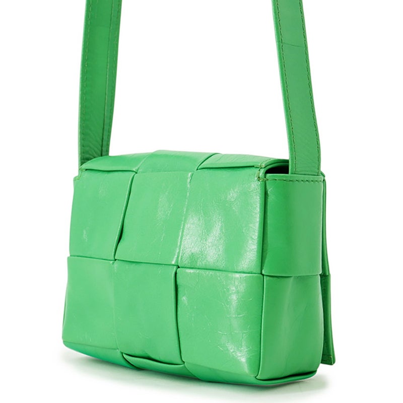 ボッテガヴェネタ ショルダーバッグ マキシイントレチャート キャンディカセット レザー BOTTEGA VENETA バッグ