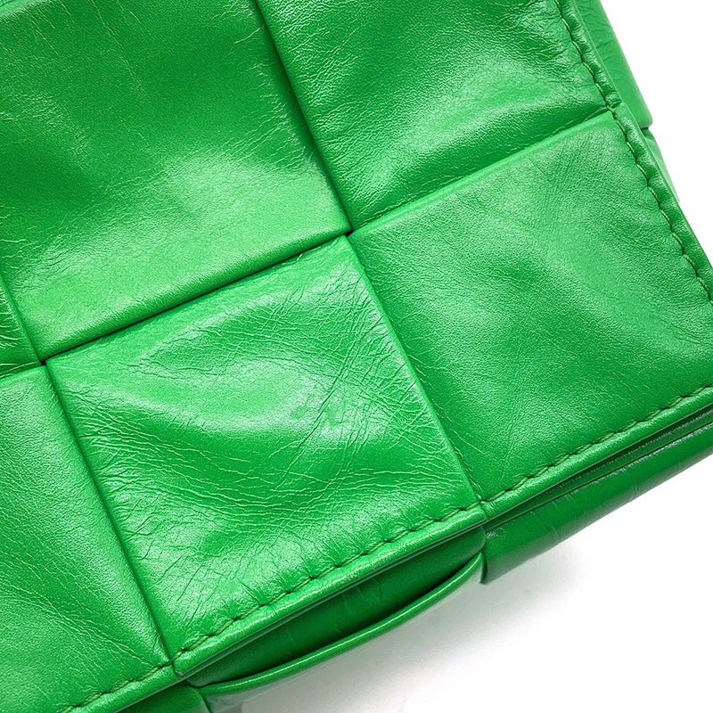ボッテガヴェネタ ショルダーバッグ マキシイントレチャート キャンディカセット レザー BOTTEGA VENETA バッグ