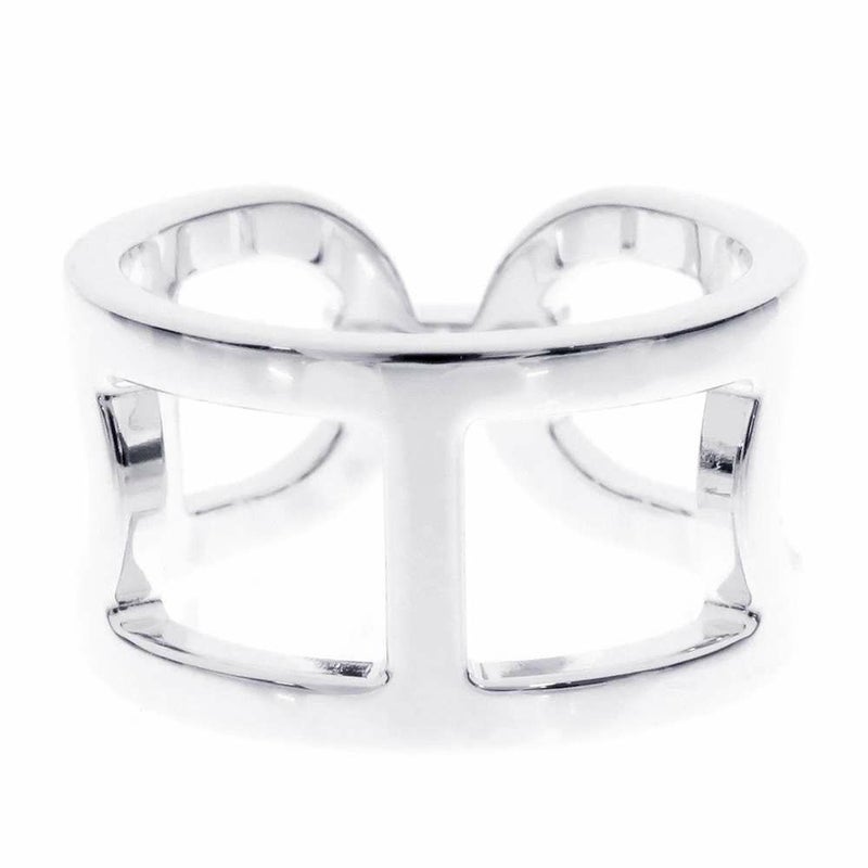 エルメス リング エヴァー シェーヌダンクルMM SV925シルバー リングサイズ52 HERMES ジュエリー 指輪