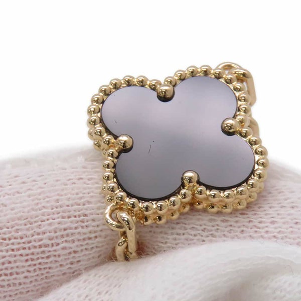 ヴァンクリーフ＆アーペル ブレスレット ヴィンテージ アルハンブラ ブレスレット 5モチーフ オニキス K18YG VCARA41300