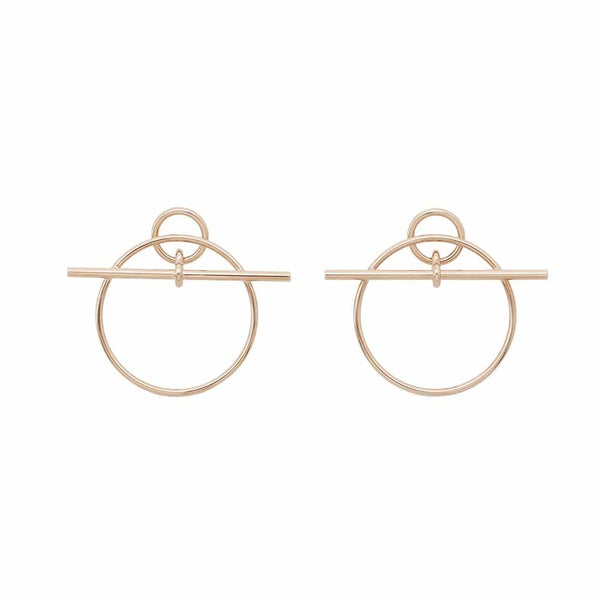 エルメス ピアス エシャペ PM K18PGピンクゴールド HERMES ジュエリー