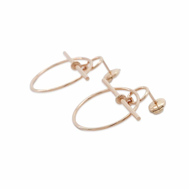 エルメス ピアス エシャペ PM K18PGピンクゴールド HERMES ジュエリー