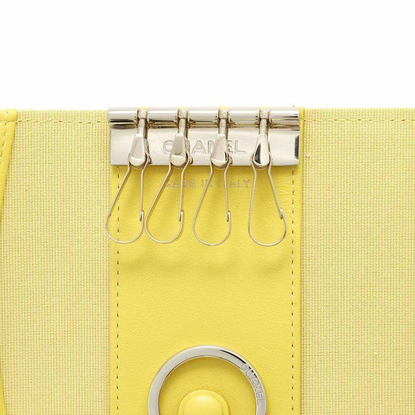 シャネル 4連キーケース マトラッセ ココマーク キャビアスキン AP0222 CHANEL キーケース