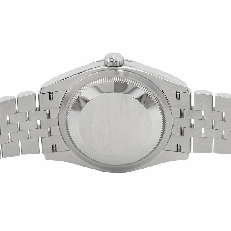 ロレックス デイトジャスト36 SS/K18WG ランダムシリアル ルーレット 126234 ROLEX 腕時計 黒文字盤