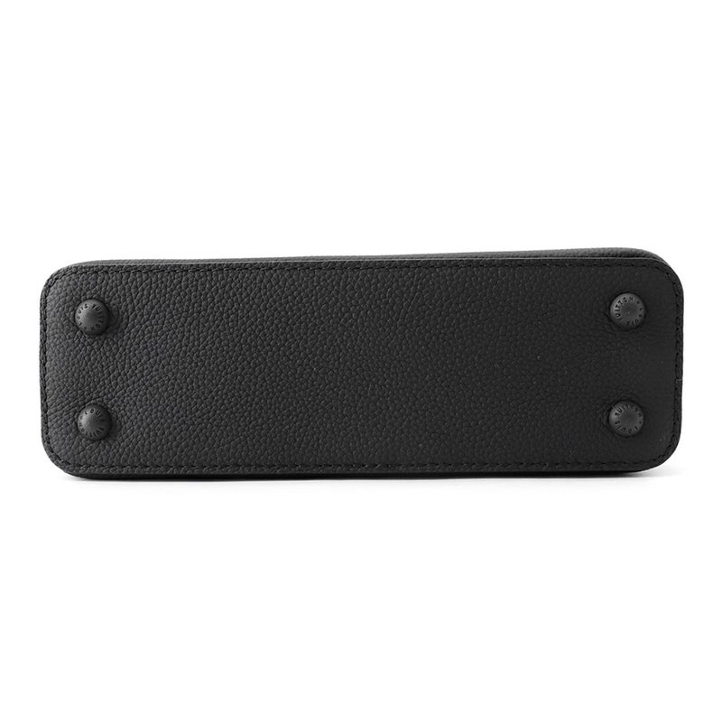 ルイヴィトン ハンドバッグ マットカーフレザー カプシーヌ EW MINI M23955 ヴィトン バッグ 2way ショルダーバッグ 黒