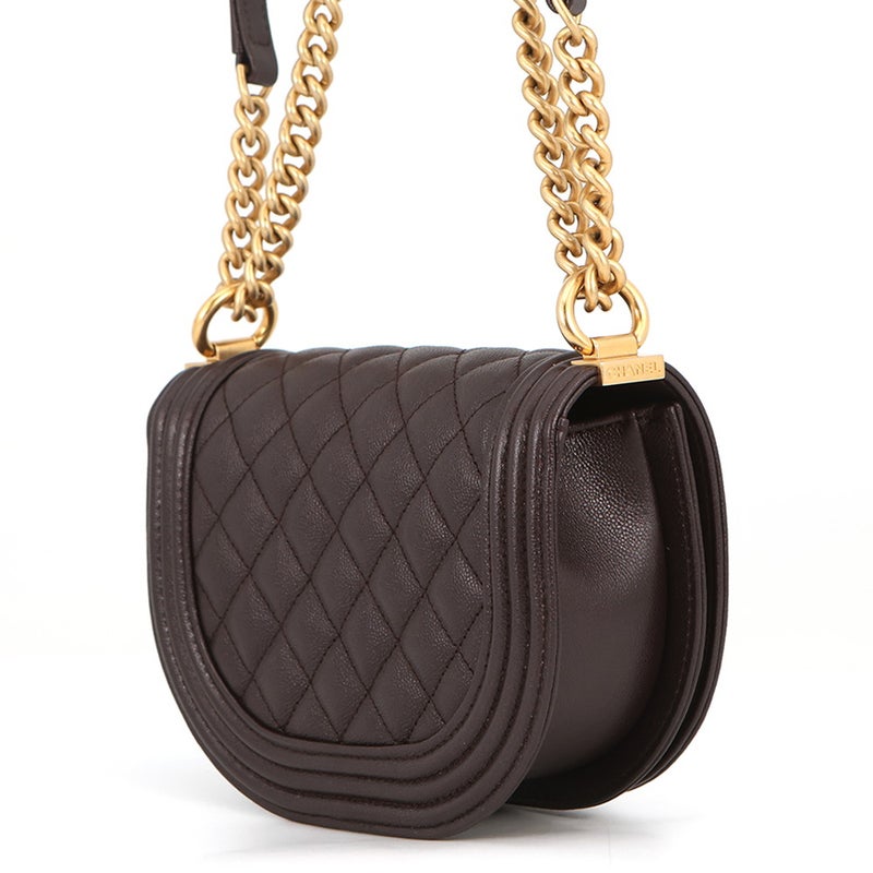 シャネル チェーンショルダーバッグ マトラッセ ココマーク ボーイシャネル スモール キャビアスキン AS3350 CHANEL 2way