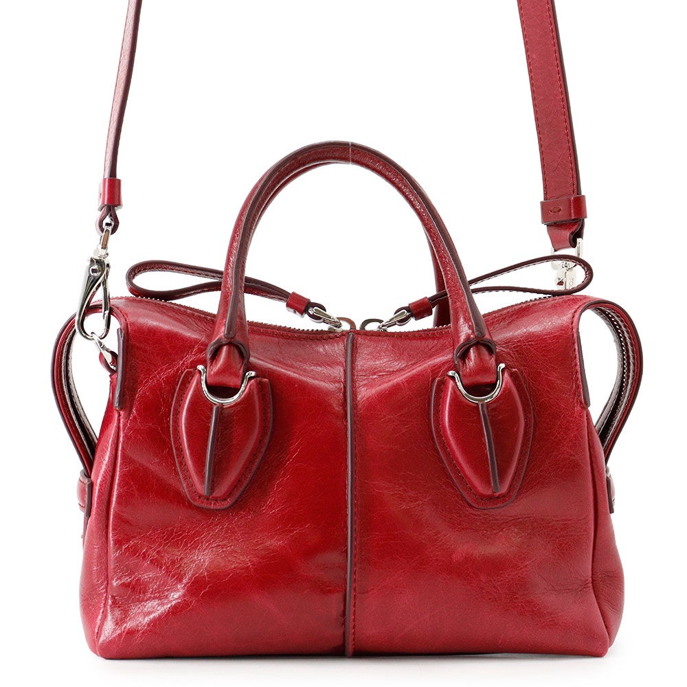 トッズ ハンドバッグ Dスタイリング レザー TOD'S 2wayショルダー