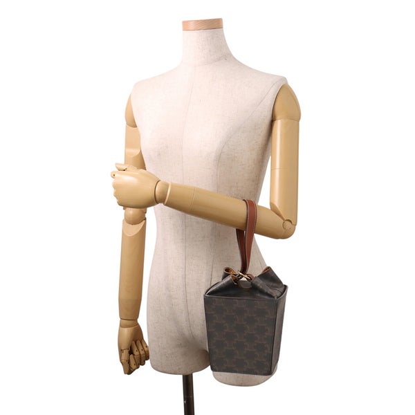 セリーヌ ハンドバッグ トリオンフ ストラップ ボックス PVC/レザー 197142BZJ.04LU CELINE バッグ