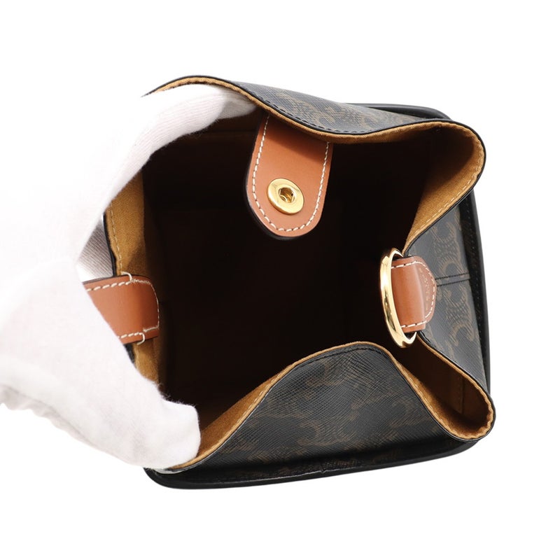 セリーヌ ハンドバッグ トリオンフ ストラップ ボックス PVC/レザー 197142BZJ.04LU CELINE バッグ