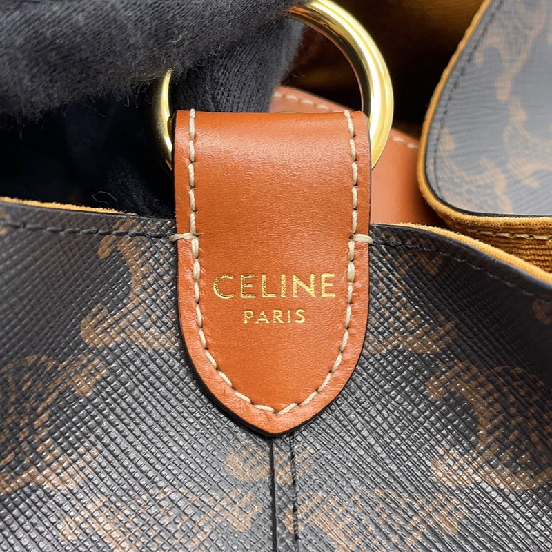 セリーヌ ハンドバッグ トリオンフ ストラップ ボックス PVC/レザー 197142BZJ.04LU CELINE バッグ