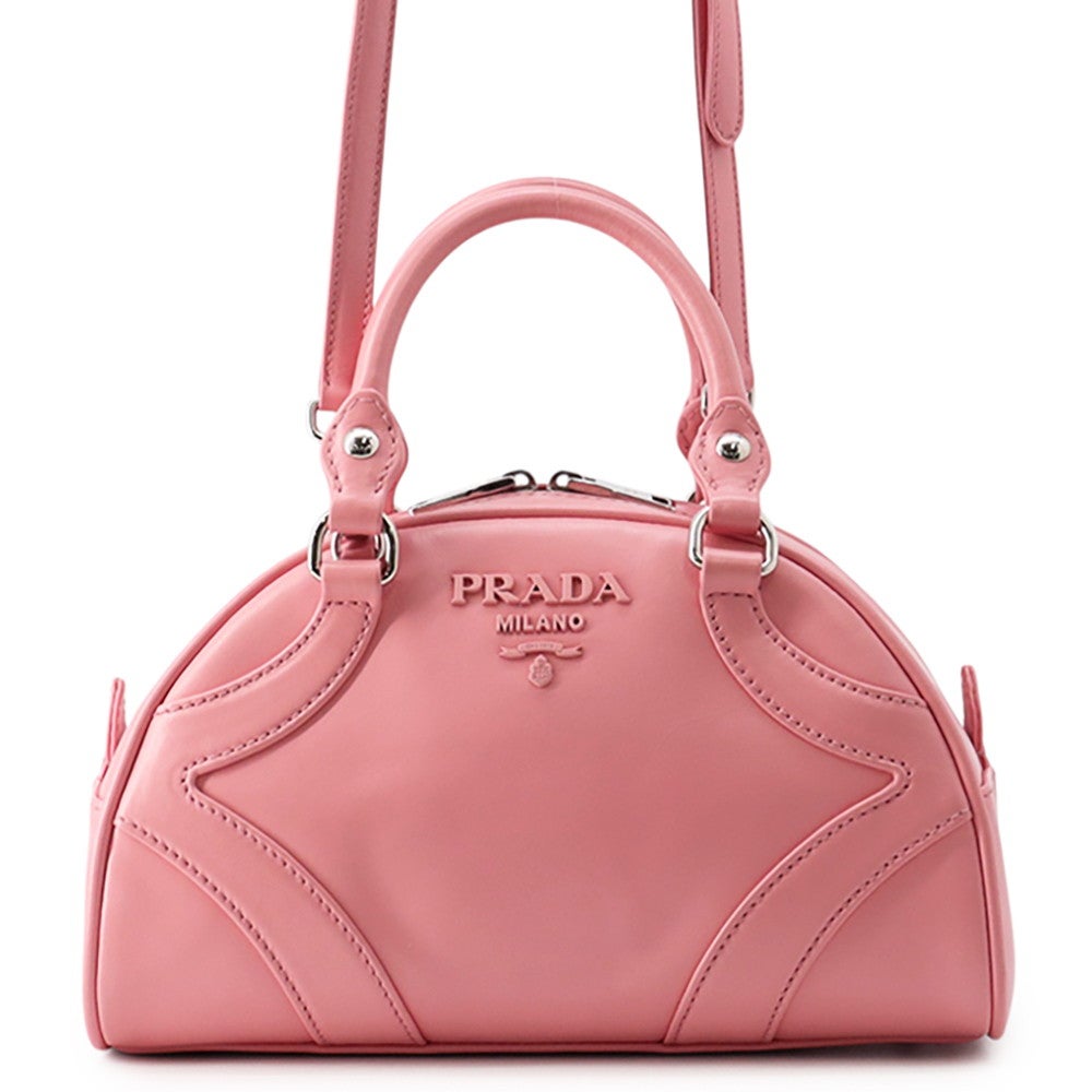 プラダ ハンドバッグ ボウリングバッグ レザー 1BB071 PRADA 2way