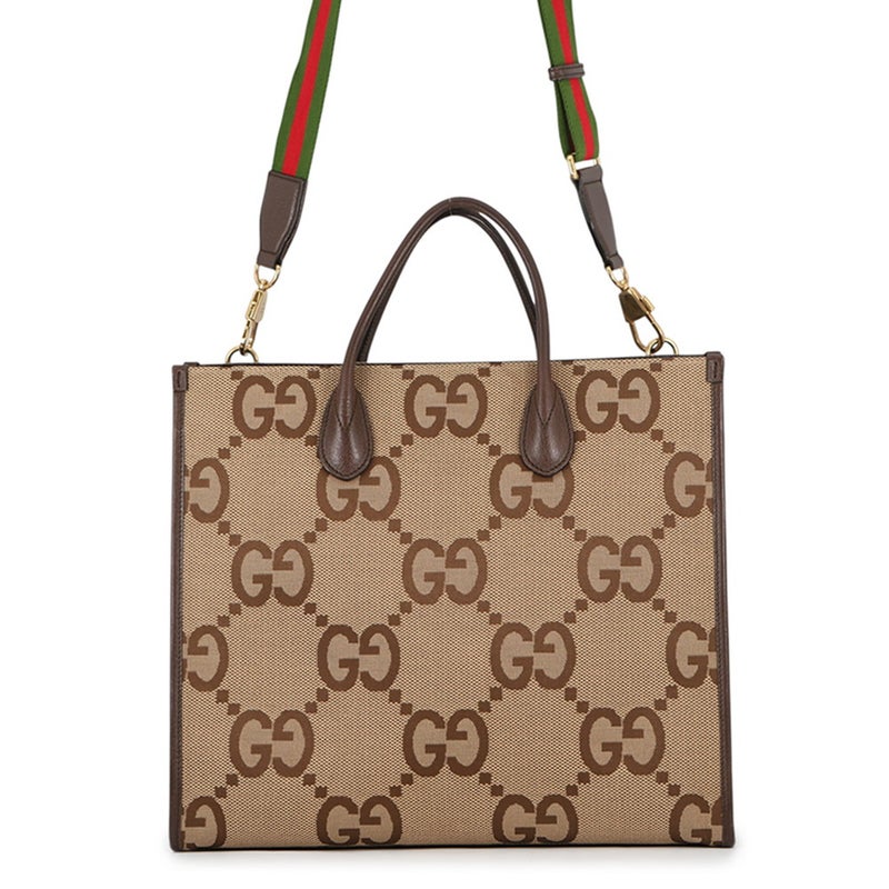 グッチ トートバッグ ジャンボGG キャンバス レザー 678839 GUCCI 2wayショルダー