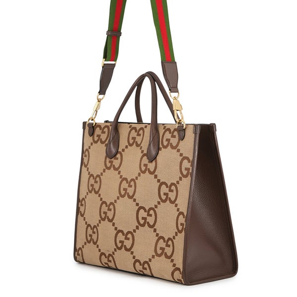 グッチ トートバッグ ジャンボGG キャンバス レザー 678839 GUCCI 2wayショルダー