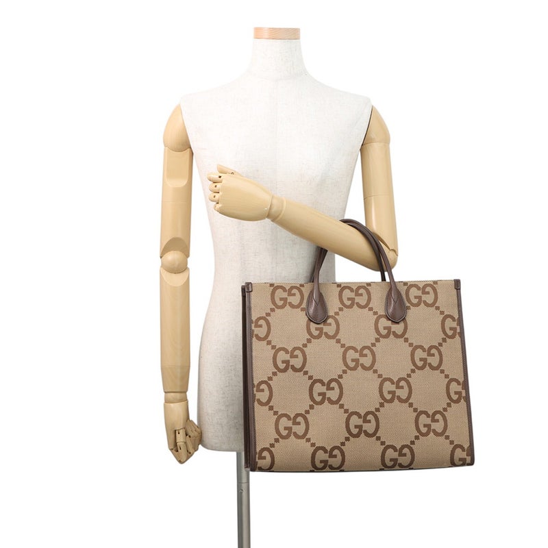 グッチ トートバッグ ジャンボGG キャンバス レザー 678839 GUCCI 2wayショルダー