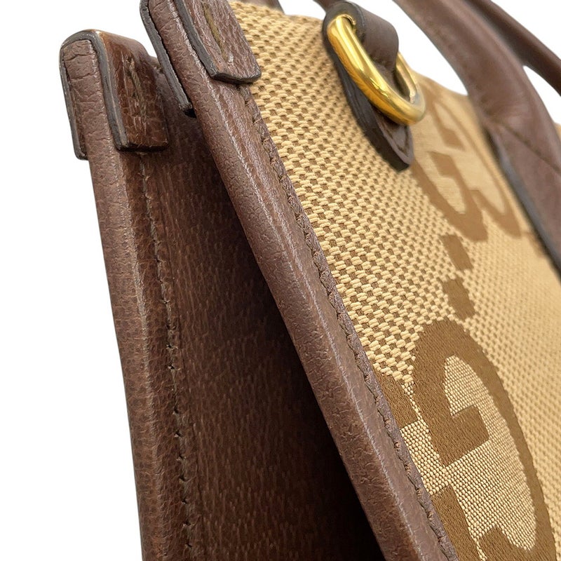グッチ トートバッグ ジャンボGG キャンバス レザー 678839 GUCCI 2wayショルダー