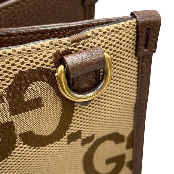 グッチ トートバッグ ジャンボGG キャンバス レザー 678839 GUCCI 2wayショルダー