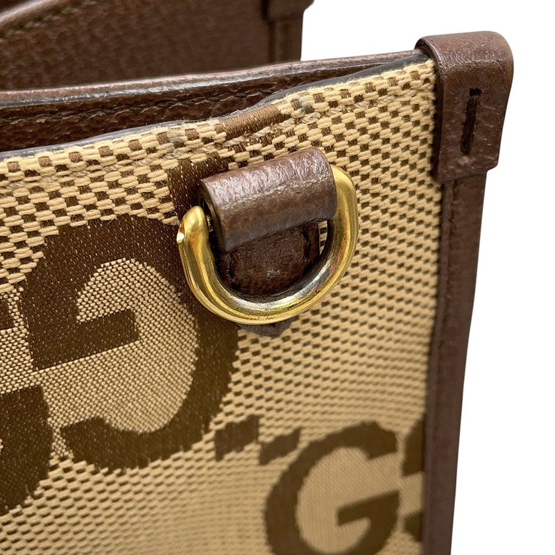 グッチ トートバッグ ジャンボGG キャンバス レザー 678839 GUCCI 2wayショルダー