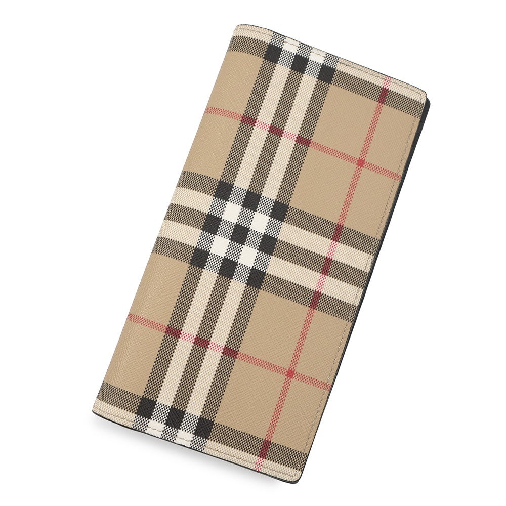 バーバリー 長財布 チェック PVC BURBERRY 財布 メンズ | 中古・新品